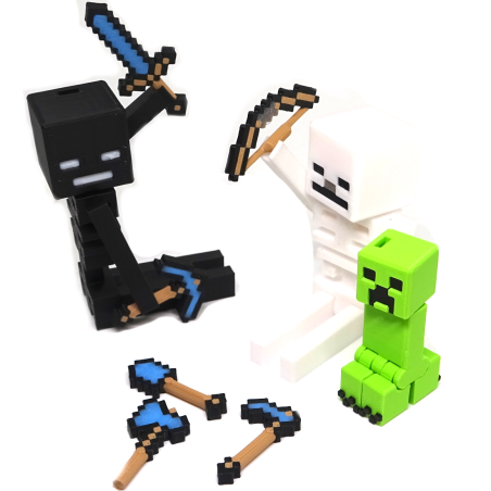Creeper + Szkielet + Wither Szkielet + Narzędzia
